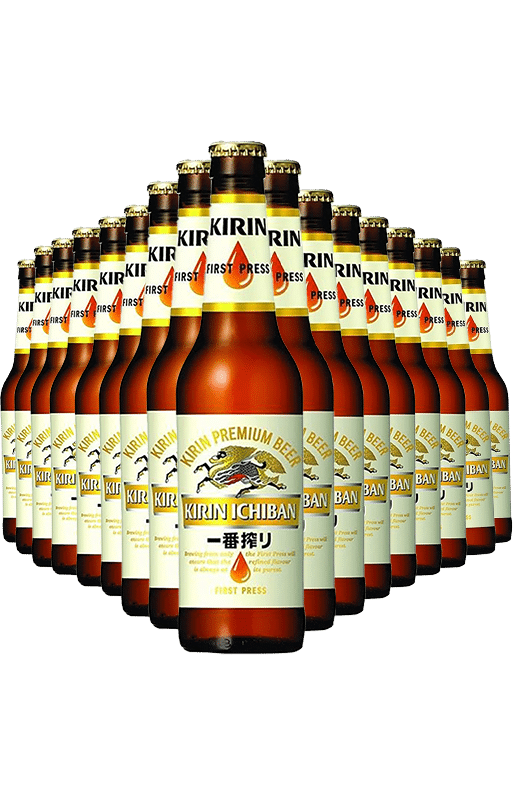 ארגז בירה קירין יפנית 330 מ"ל- 24 בק'